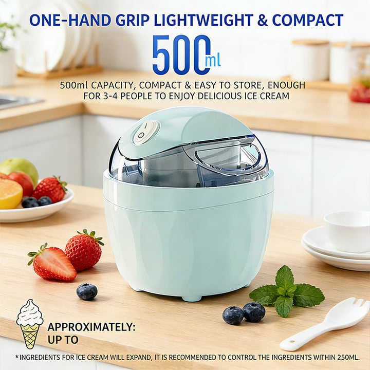Dessertmaschine 3-in-1 für Eis, Sorbet &amp; Joghurt | 500 ml | FrostellaWhirl