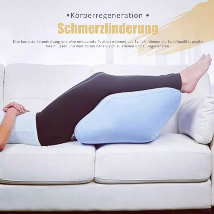 Ergonominen laskimotyyny | Jalkatuki mukavuuteen &amp; kipujen lievitykseen | 45° kallistus
