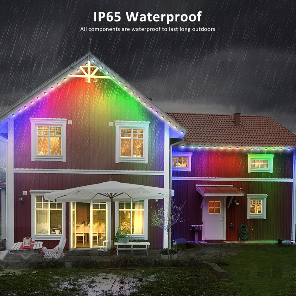 EverGlow – Smarte Regenbogen-LED-Außenbeleuchtung