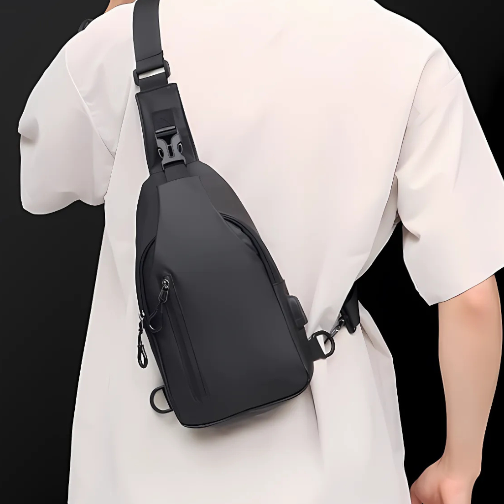 Anti-Diebstahl Crossbody Tasche | Wasserabweisende Reisetasche mit versteckten Reißverschlüssen | 6+ Fächer für Handy &amp; Reisepass