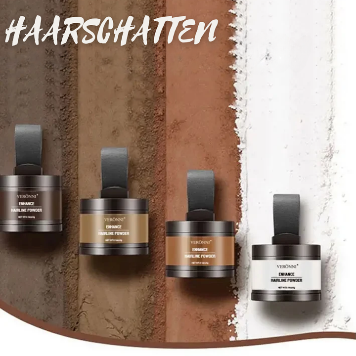 Schattenpulver | Haaransatz &amp; Augenbrauen auffüllen | Wasserfest &amp; Langanhaltend