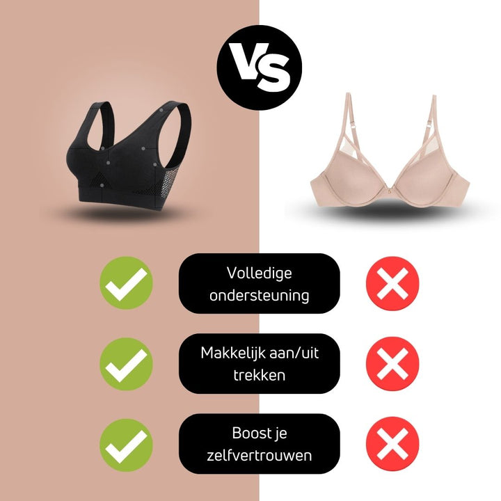 Bügelloser Damen-BH | Atmungsaktiv, nahtarm und bequem mit natürlichem Lift