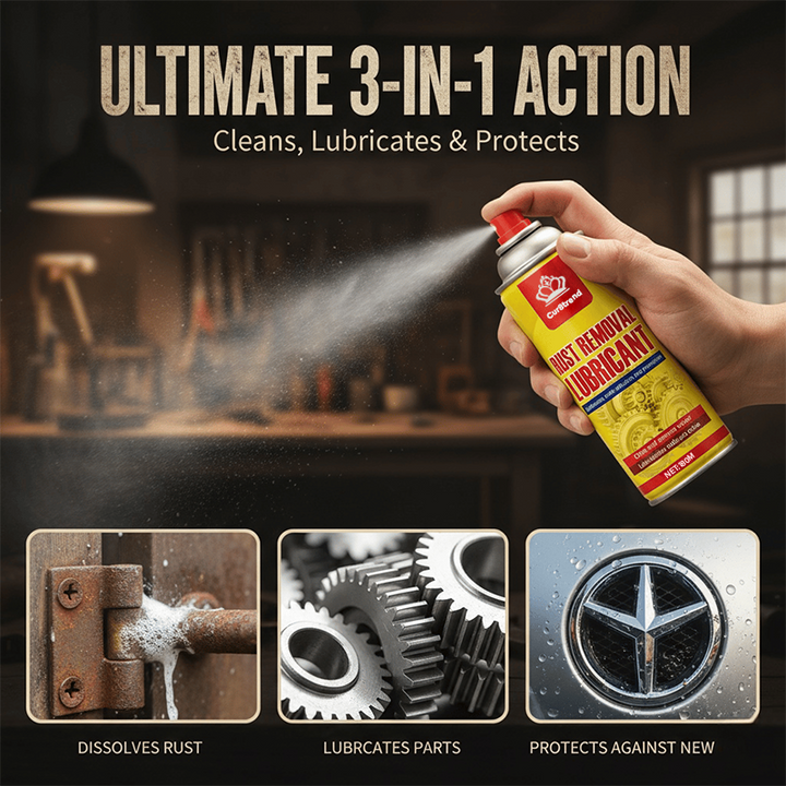 Rostschutz-Schmierspray für Metall | Reinigt, schmiert und schützt vor Korrosion | SmoothFlow