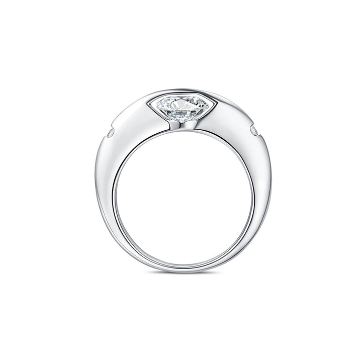 Unisex rotating star ring 925 silver | Adjustable &amp; nickel-free | Brushed or polished | Gift for every day