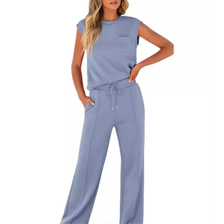 Summer loungewear set for women | Soft &amp; breathable, light &amp; airy | Co-ord two-piece for home &amp; on the go | Relaxed fit