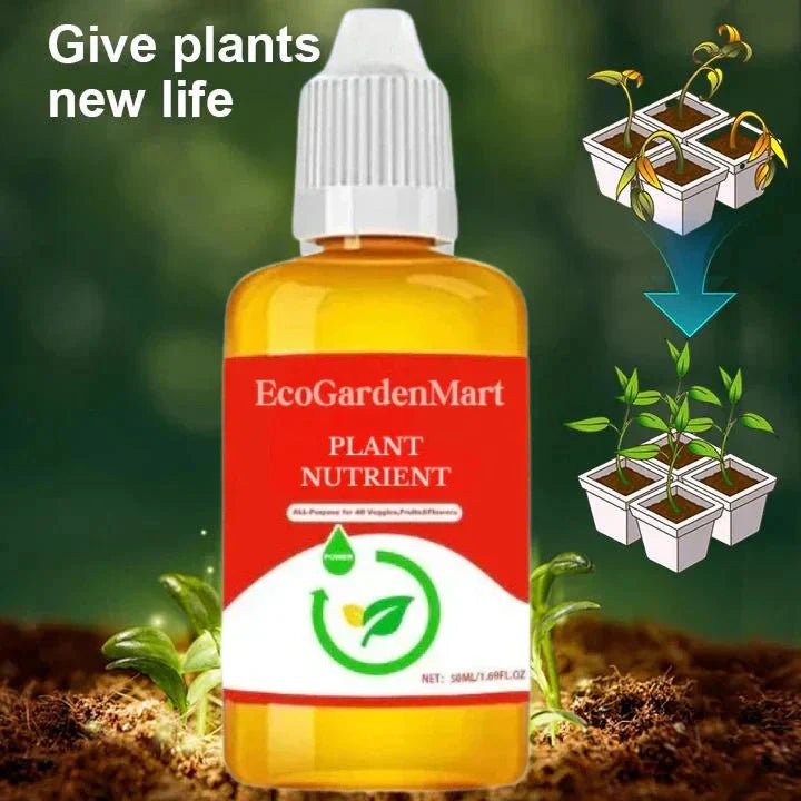 Natural plant growth booster | Enzymes &amp; plant extracts for roots &amp; foliage | For houseplants, vegetables &amp; flowers
