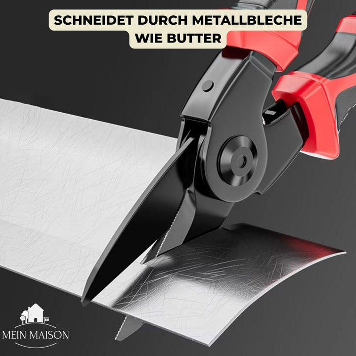 5-in-1 Multifunktionszange aus Werkzeugstahl | Schnellwechsel-Aufsätze | Schneiden, Crimpen, Biegen, Klemmen &amp; Schrauben