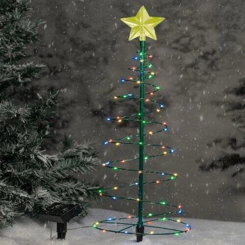 50% DISCOUNT | ShineTree™ - Solar LED metal Christmas tree with string lights [Last day discount]