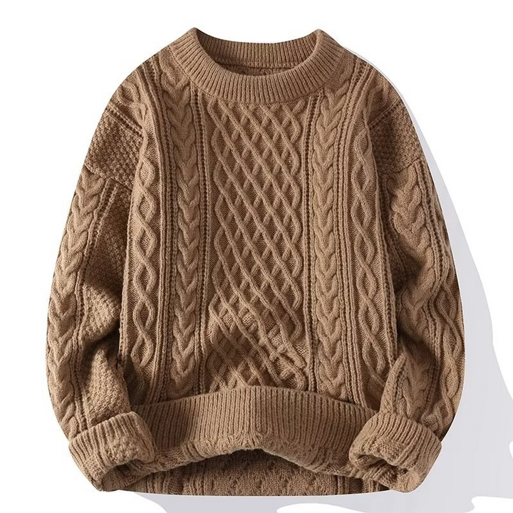 Damen Strickpullover mit weicher Strickstruktur | Warmer Pullover mit klassischem Schnitt für Alltag, Büro und Freizeit