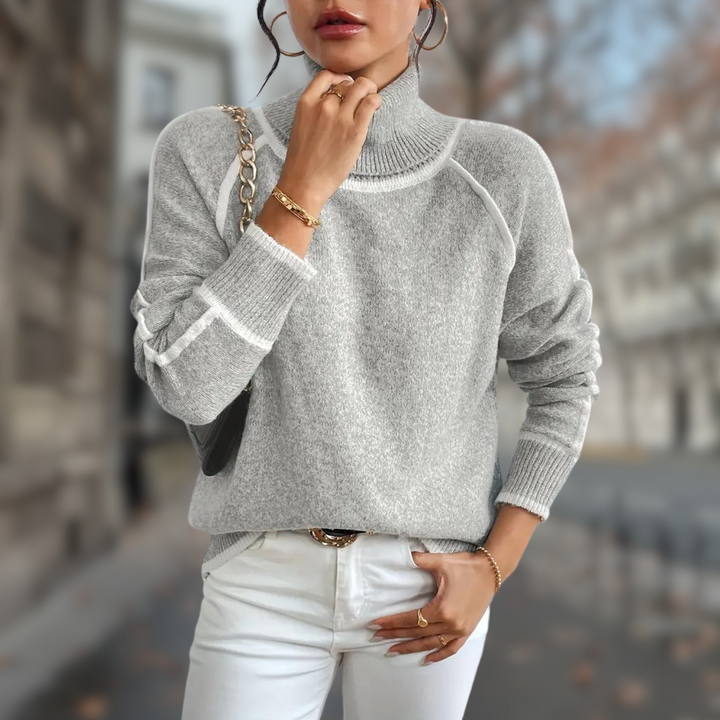 Clara | Warmer Rollkragenpullover für kalte Tage