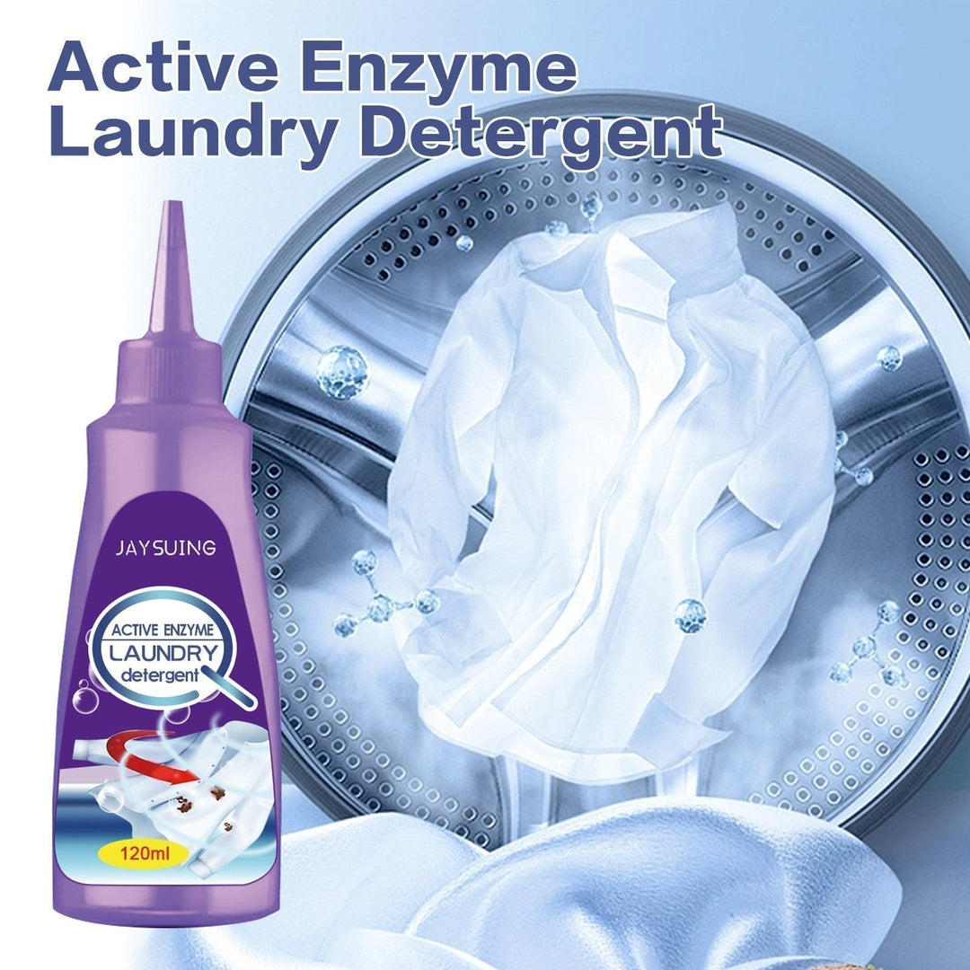 Fleckenentferner 120 ml mit aktiven Enzymen | Sofort-Reiniger für Kleidung &amp; Polster | für weiße, dunkle &amp; bunte Stoffe