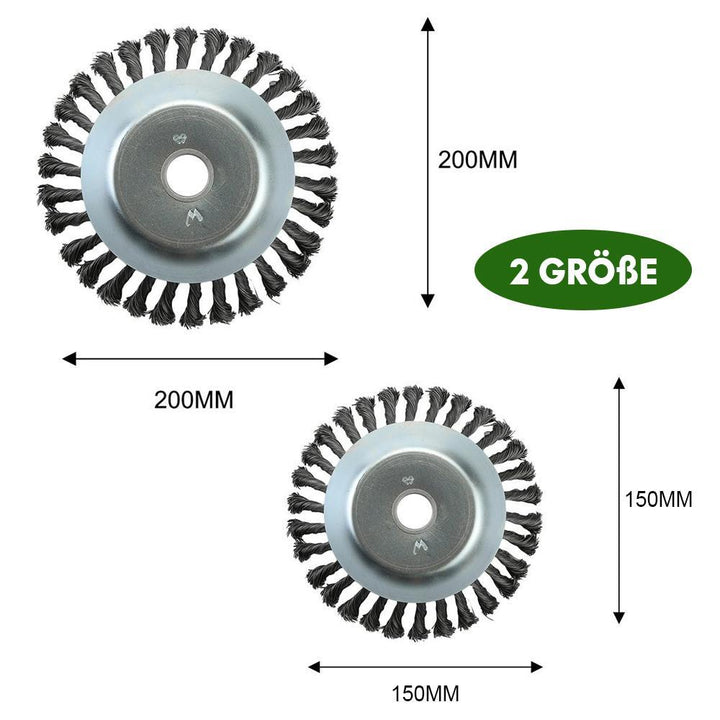 4-in-1 Gartengerät mit 2-Takt-Motor | Rasentrimmer, Heckenschere, Freischneider &amp; Hochentaster | Leistungsstarkes Multitool für Gartenpflege