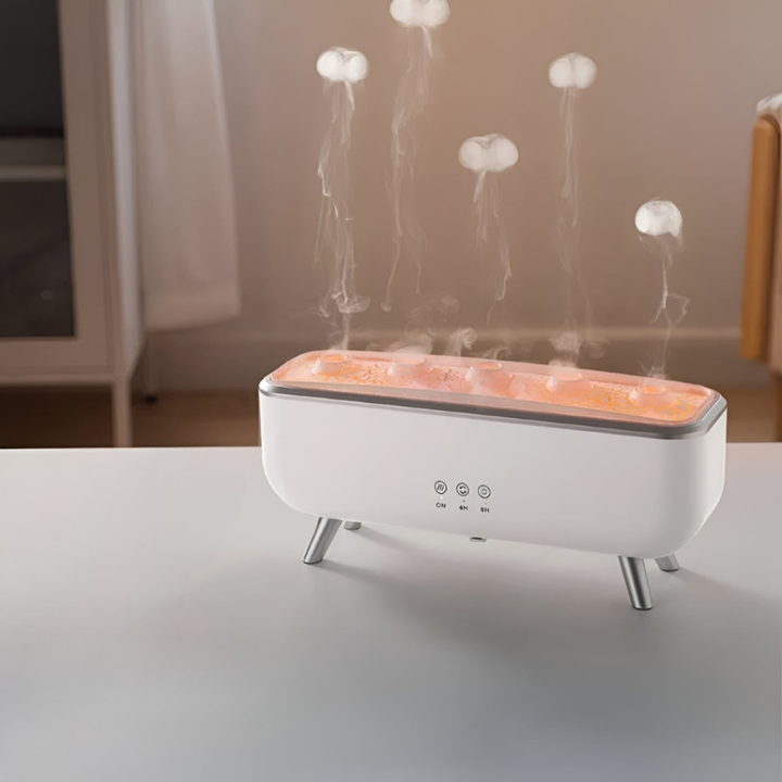 Aroma Diffuser | Ultraschall-Luftbefeuchter mit Quallen-Nebeleffekt, zwei Modi und 300-ml-Wassertank