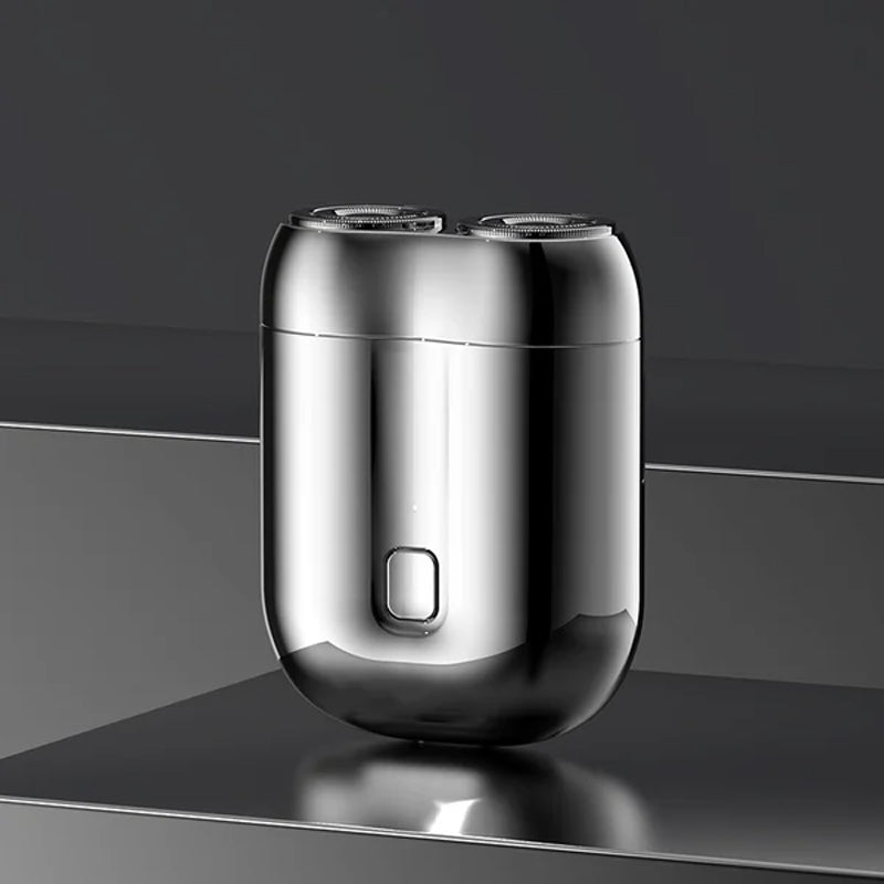 Elektrorasierer wasserdicht IPX6 | Kompakter USB-Rasierer mit 60 Min. Akkulaufzeit für Nass- &amp; Trockenrasur
