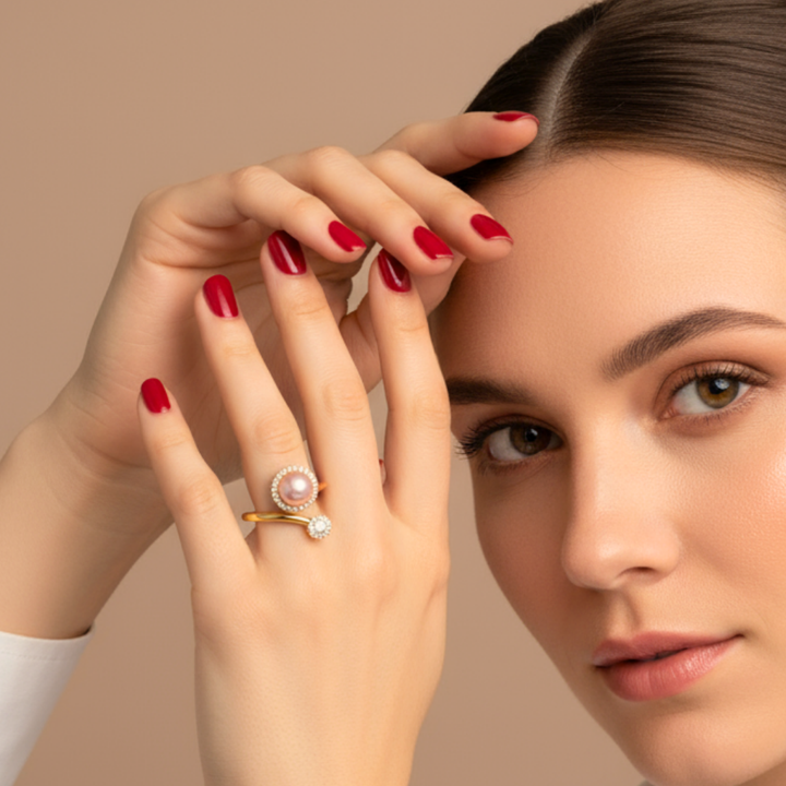 Adjustable fidget ring made of surgical stainless steel | Calmiva anti-stress spinning ring, hypoallergenic &amp; does not discolor | Buy 1 get 2 free