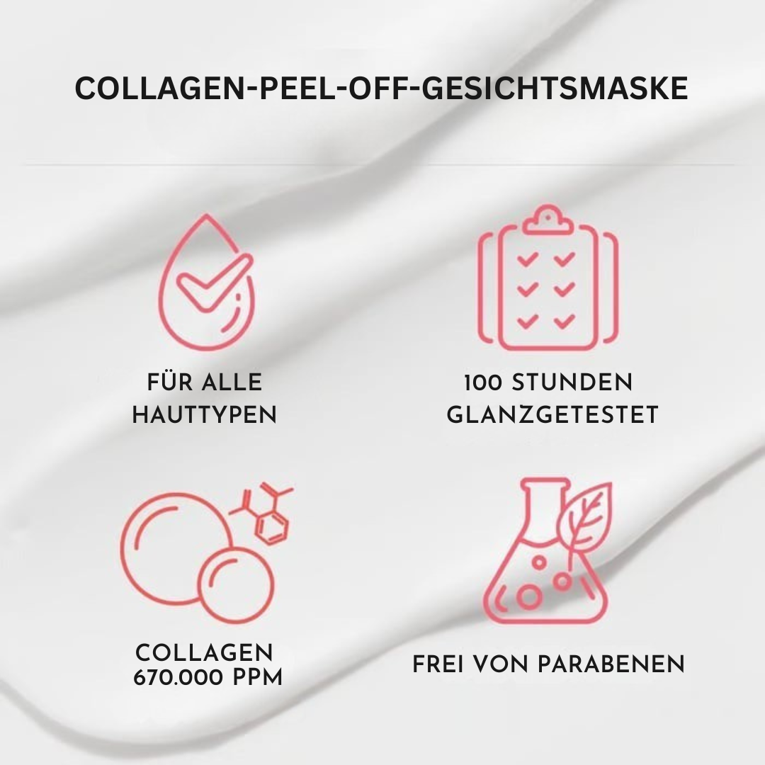 Kollagen Crememaske fürs Gesicht | Feuchtigkeit &amp; Glow-Effekt | Pflegend, glättend &amp; „Glasskin“-Finish, K-Beauty inspiriert