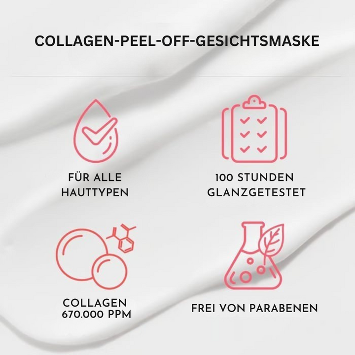 Kollagen Crememaske fürs Gesicht | Feuchtigkeit &amp; Glow-Effekt | Pflegend, glättend &amp; „Glasskin“-Finish, K-Beauty inspiriert