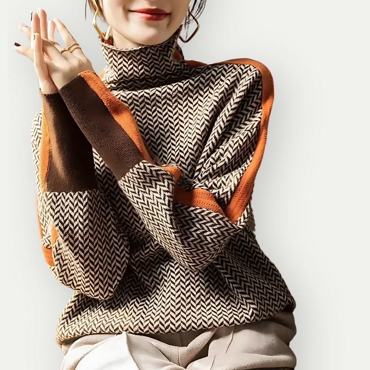 Damen Winterpullover Langarm | Warmer Pullover mit vielseitigem Design für Alltag, Büro und elegante Winteroutfits