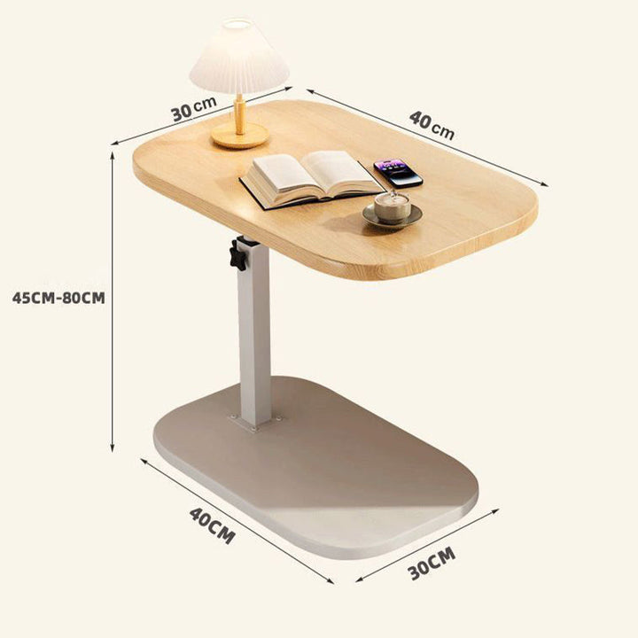 Laptoptisch | Höhenverstellbar 45–80 cm mit Rollen, 360° Drehfunktion und 30 kg Belastbarkeit
