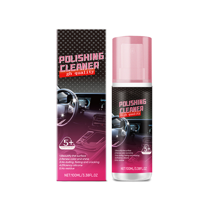 Auto Interieur-Reiniger 100 ml | Für Leder, Vinyl &amp; Kunststoff | Geruchsneutralisation, Glanz &amp; UV-Schutz | Schutzschicht