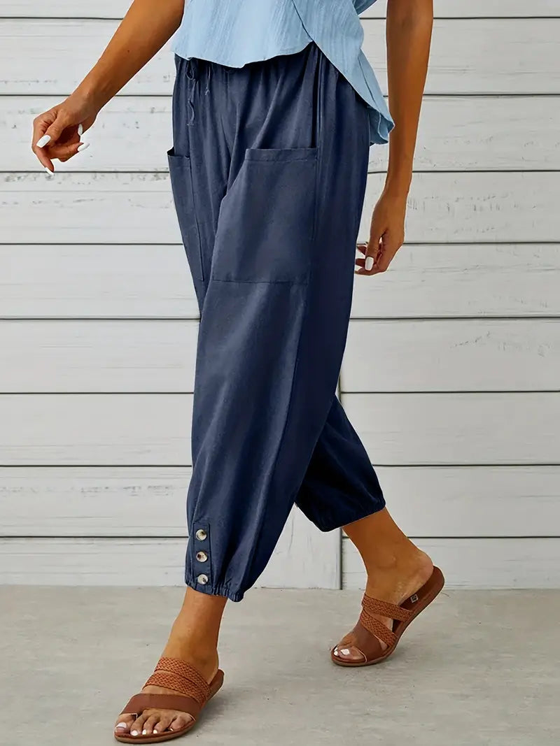 Kurze Sommerhose Für Damen | Kordelzug