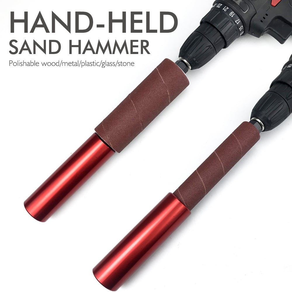 Spindle sander adapter for rotary tools | for wood, metal, plastic &amp; glass | includes 10 sanding sleeves + mounting wrench