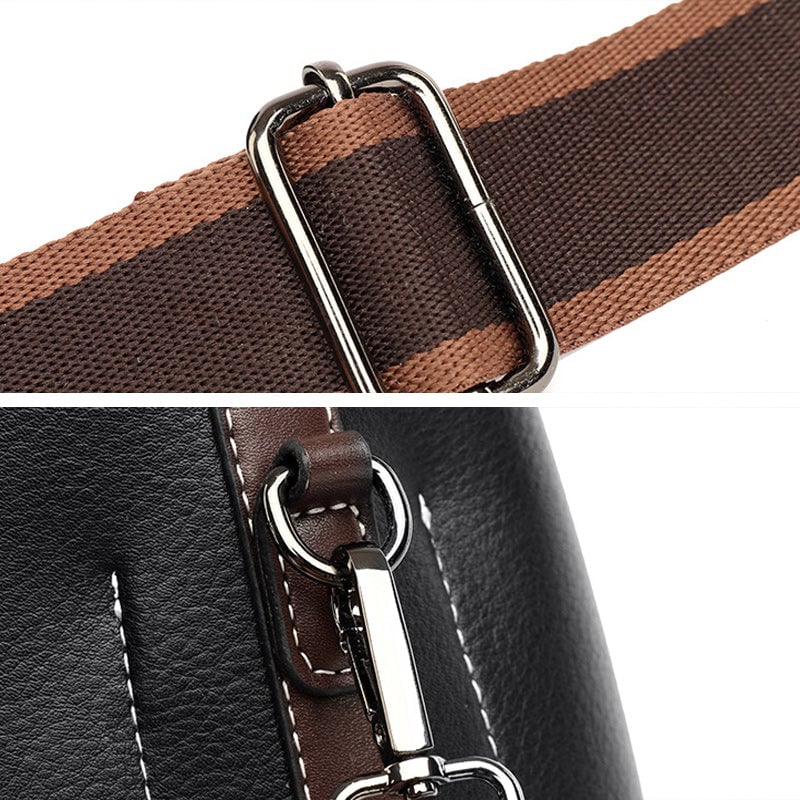 Damen Schultertasche Retro aus PU 21×19×12 cm | Mehrere Fächer &amp; Magnetverschluss | Verstellbare Riemen, viele Farben