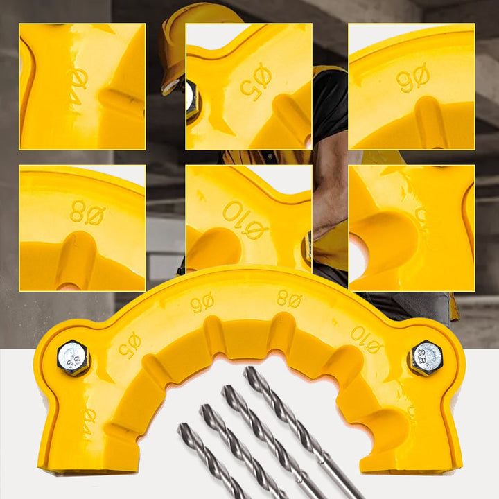 Bohrerschärfer 2 Stück für 6-10 mm Bohrer | Präzises Nachschärfen | Für Standard-Schleifer