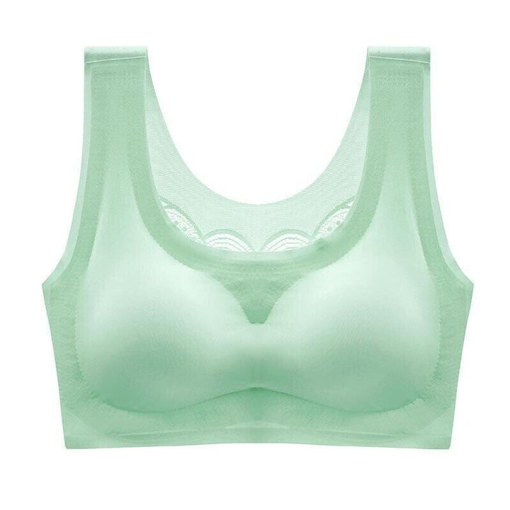 Damen Plus-Size Komfort-BH ohne Bügel | Kühler Soft-BH mit glatter Passform | Größen M-7XL