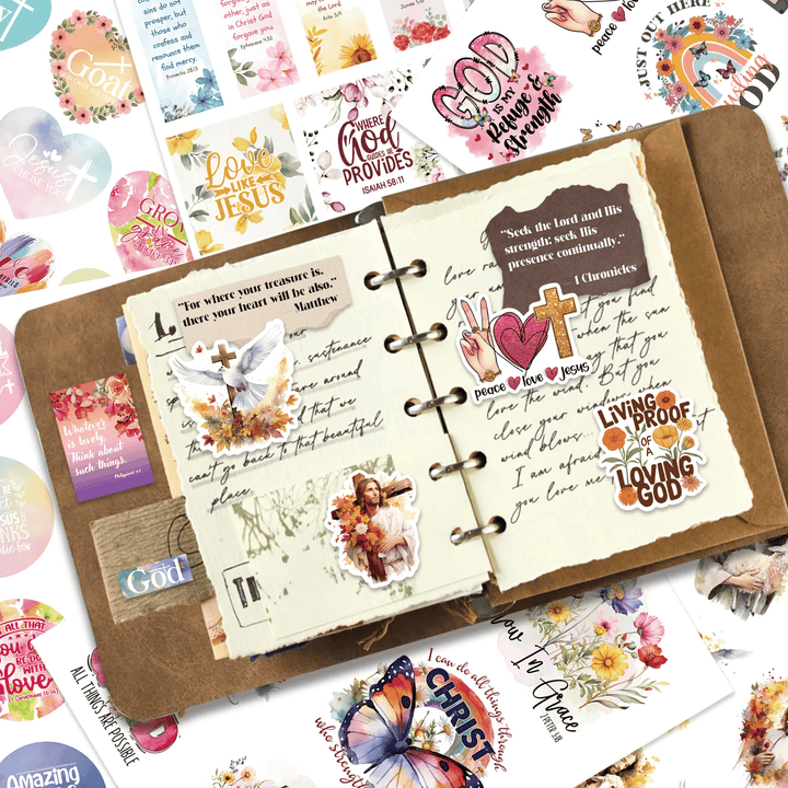 FaithGlow – Inspirierendes Bibel-Sticker-Set