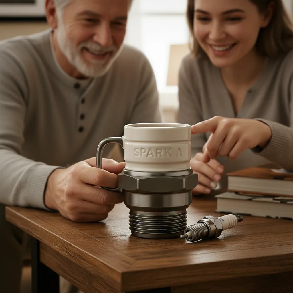 PistonPerk - Tasse bougie pour amateurs de moteurs