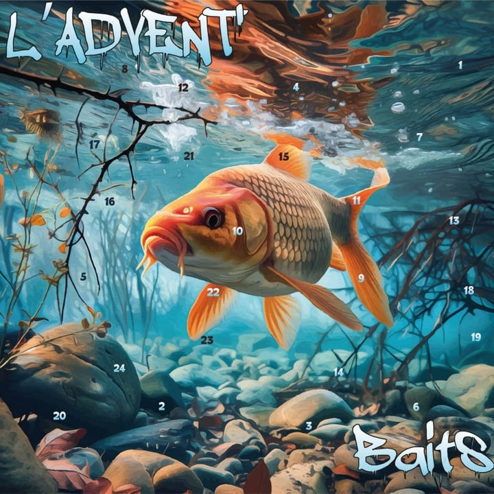 Angler advent calendar with 24 premium lures | Ready to use including hooks | For fresh &amp; saltwater, gift for anglers