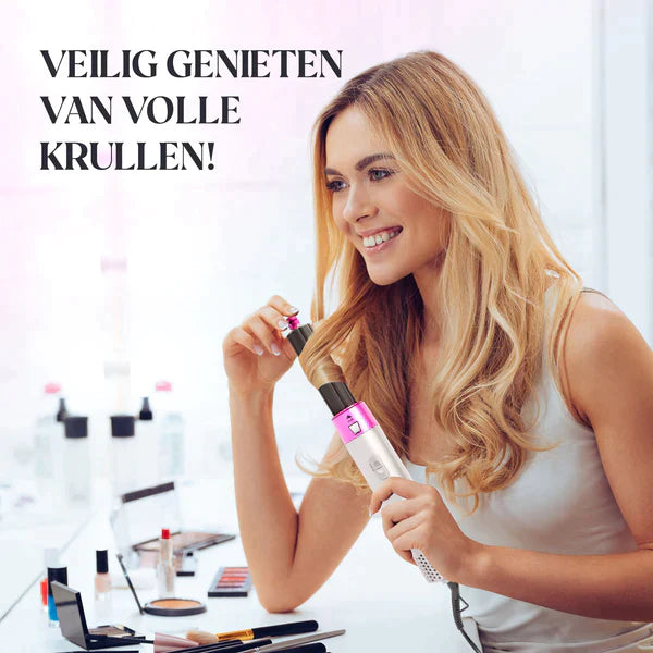 Styler per capelli 5-in-1 GlamStil™ | spazzola ad aria calda e set per ricci | volume, lucentezza e styling senza sforzo