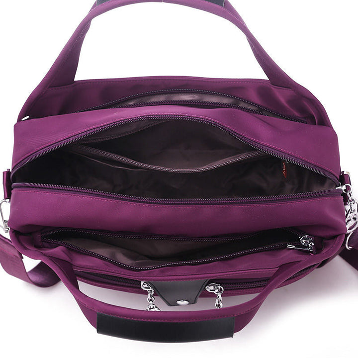 Damen Umhängetasche | Diebstahlsichere wasserabweisende Tasche mit mehreren Fächern