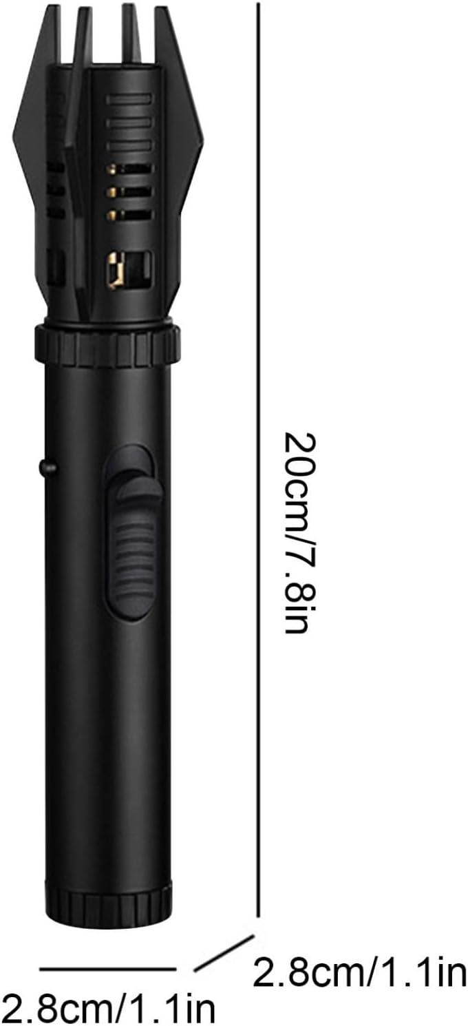 Winddichtes Jet-Sturmfeuerzeug | Einstellbare Flamme für Outdoor &amp; Grill | Nachfüllbar mit Butangas, kompakt, robust