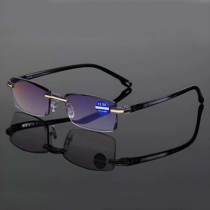 Occhiali multifocali con filtro luce blu | Protezione UV400 | Lenti in policarbonato antigraffio | Antiriflesso, ultraleggeri, unisex