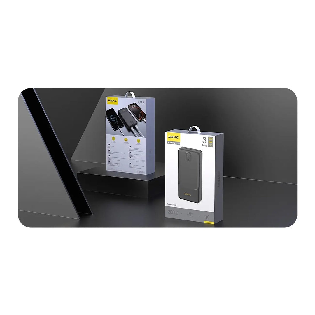 Powerbank 20.000 mAh | Dual-USB-Ladegerät mit 2,4 A Schnellladen und LED-Anzeige