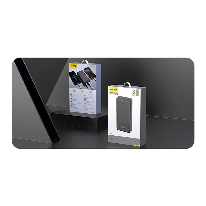 Powerbank 20.000 mAh | Dual-USB-Ladegerät mit 2,4 A Schnellladen und LED-Anzeige
