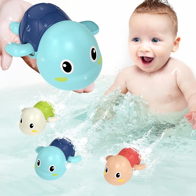 TinyTide - Interaktives Schildkröten-Badespielzeug-Set