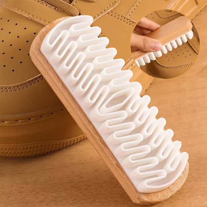 Schuhbürste für Wildleder | Gummibürste zur schonenden Reinigung von Nubukleder und empfindlichen Schuhen