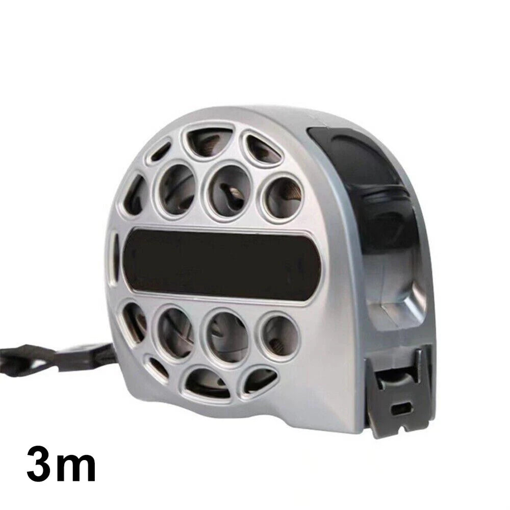 Self-cleaning metric tape measure | clog-free in mud, sand &amp; water | automatic locking with smooth reset | precise zero point