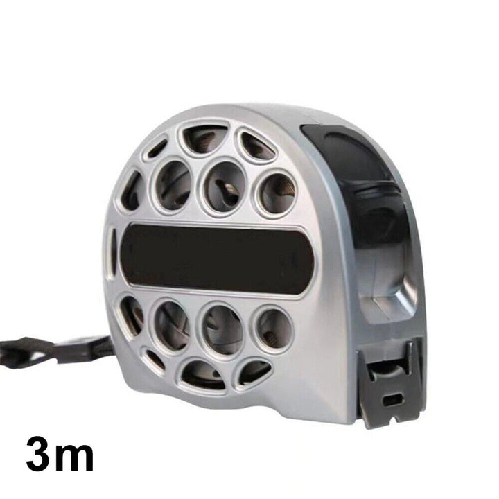 Self-cleaning metric tape measure | clog-free in mud, sand &amp; water | automatic locking with smooth reset | precise zero point