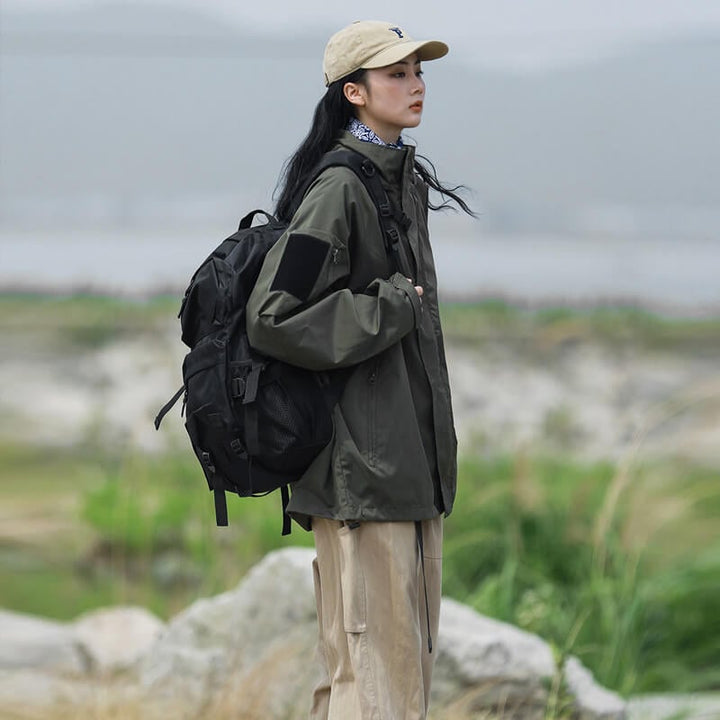 Softshelljacke | Wasserdichte Outdoor-Jacke mit Kapuze