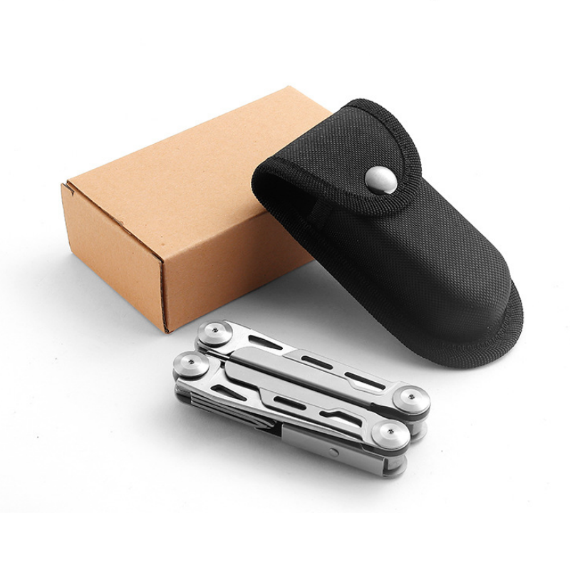 Multitool pliable 12-en-1 avec pince | compact pour quotidien, maison et extérieur | acier inoxydable 3Cr13, résistant à la rouille | verrouillable