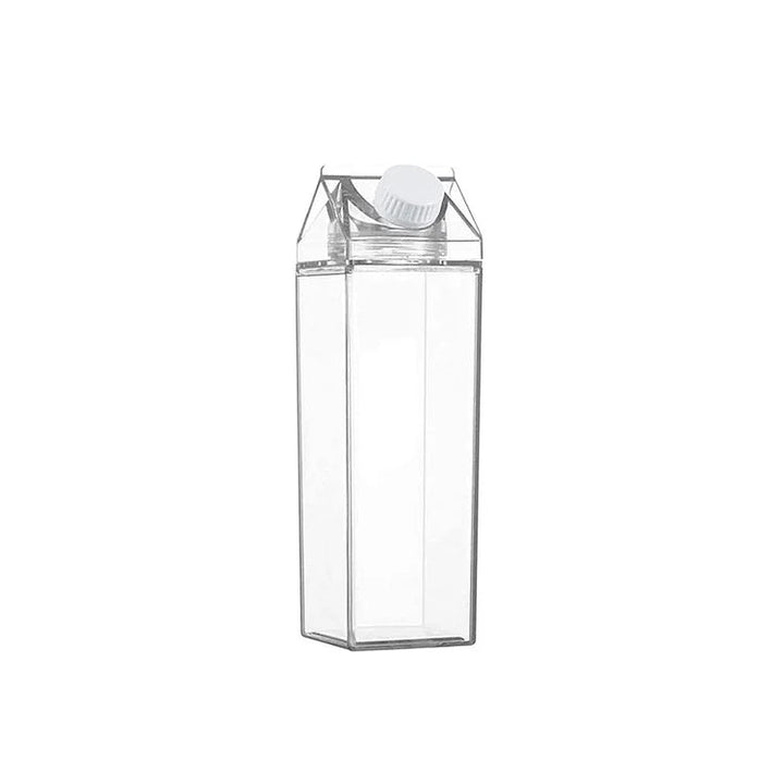 Juomapullo maitopakkauksen muotoilulla 500/1000 ml – HydraCube | 100 % vuotamaton, BPA-vapaa | Täyttömäärä heti näkyvissä