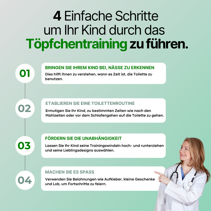 TöpfchenHosen™ Trainingspants | Weich &amp; Auslaufsicher | Fördert selbstständiges Töpfchentraining (1+1 GRATIS)
