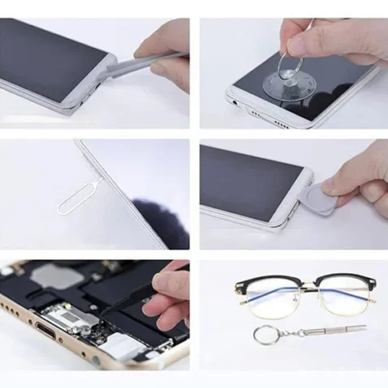 Präzisions-Schraubendreher Set | 115-in-1 mit 98 magnetischen Bits für Handy, Laptop und Feinmechanik