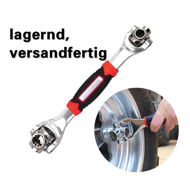 48-in-1 Universal Tiger Schraubenschlüssel | Multifunktions-Ratschenschlüssel für Haus &amp; Werkstatt | Kompakt &amp; Robust