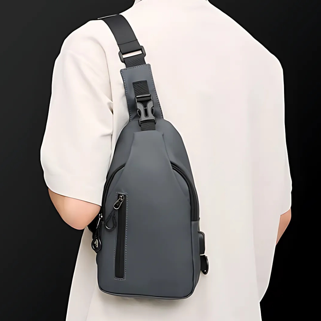 Anti-Diebstahl Crossbody Tasche | Wasserabweisende Reisetasche mit versteckten Reißverschlüssen | 6+ Fächer für Handy &amp; Reisepass