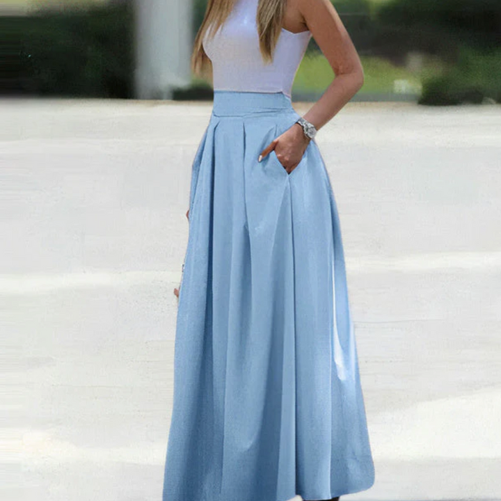 Sadira – Elegant, Pleated, Loose Skirt